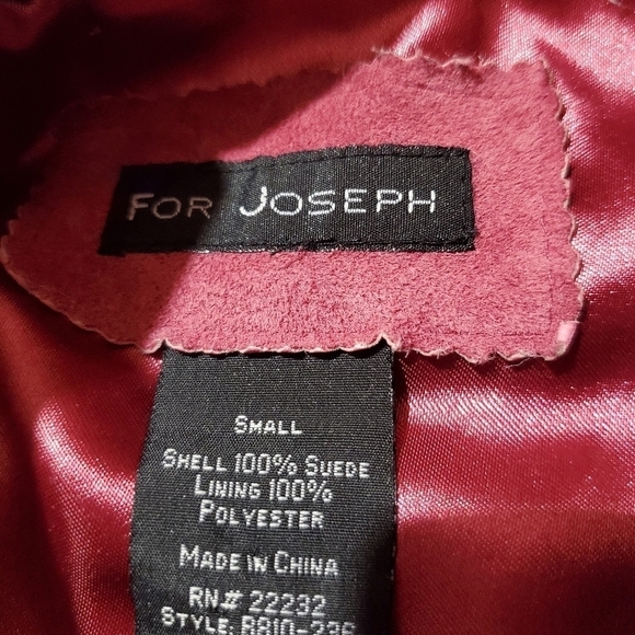 Totally 2000s Y2K Berry Pink Suede Jacket - Picture 5 of 10